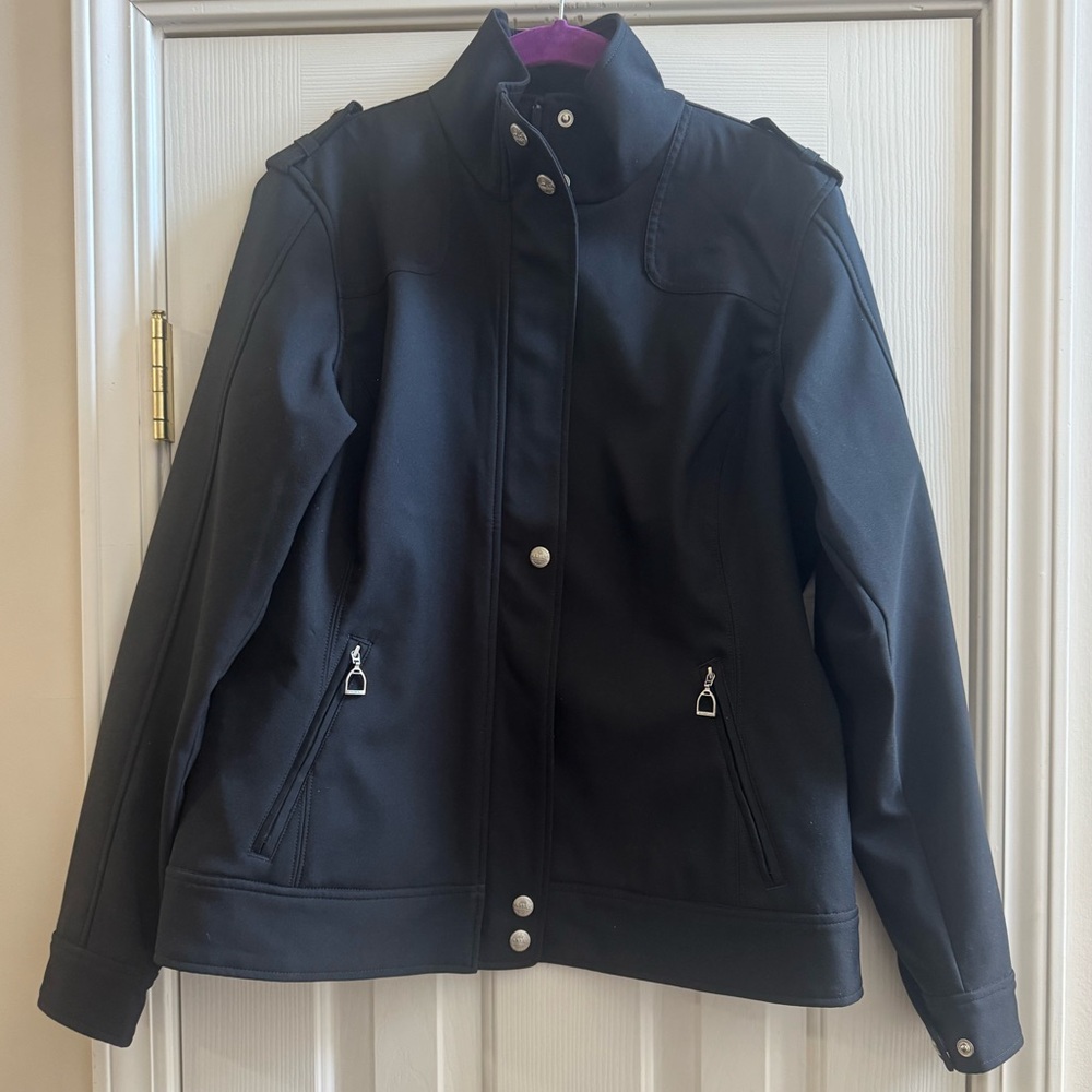 Ariat Women's Landgraf Equestrian Jacket Black Softshell Equestrian Style L